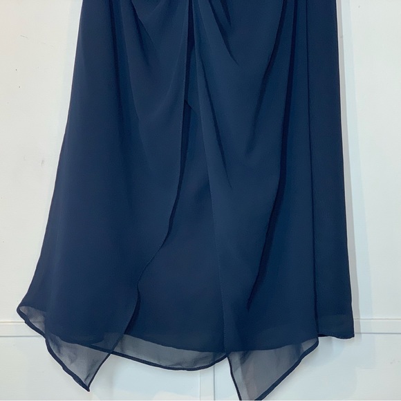 Bill Levkoff Chiffon Strapless Cocktail/Bridesmaid Dress - Picture 3 of 8